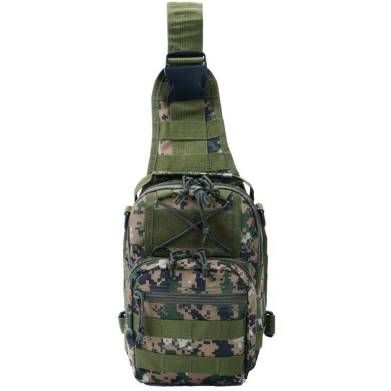 Outdoor Mountaineering Multifunctional Camouflage Fan Portable Shoulder Bag