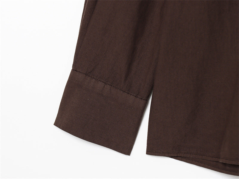 Women's Pocket Poplin Shirt