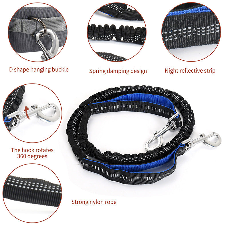 Explosion-proof Hand Holding Rope Reflective Motion Walking Dog