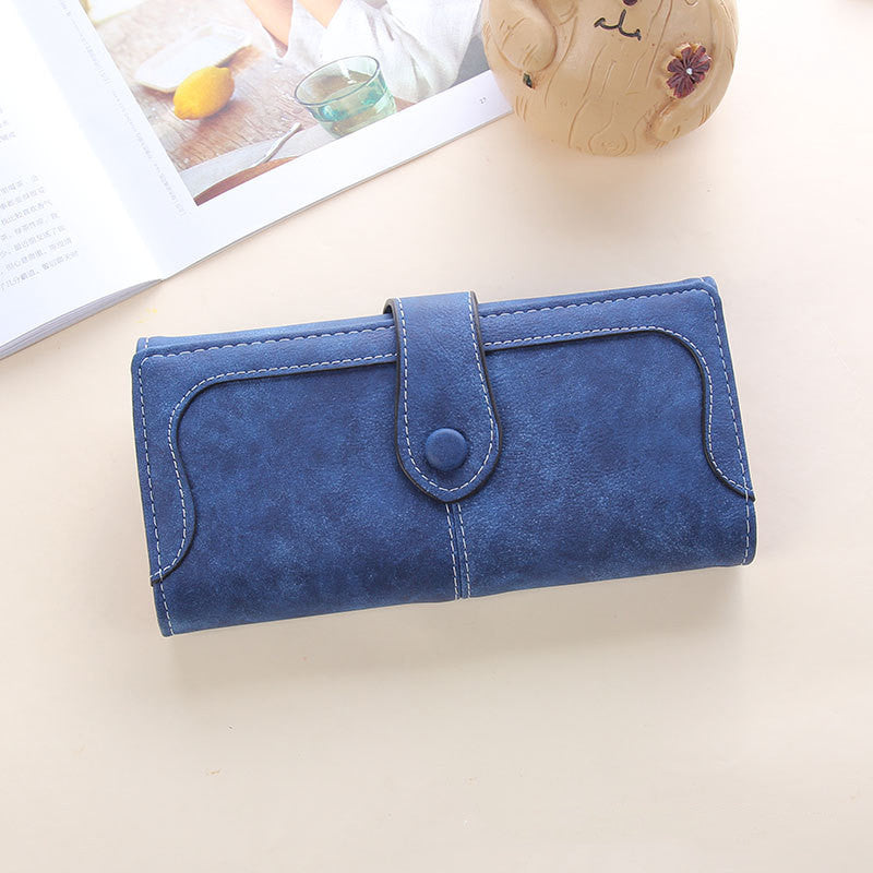 Women's Long Wallet Vintage Frosted