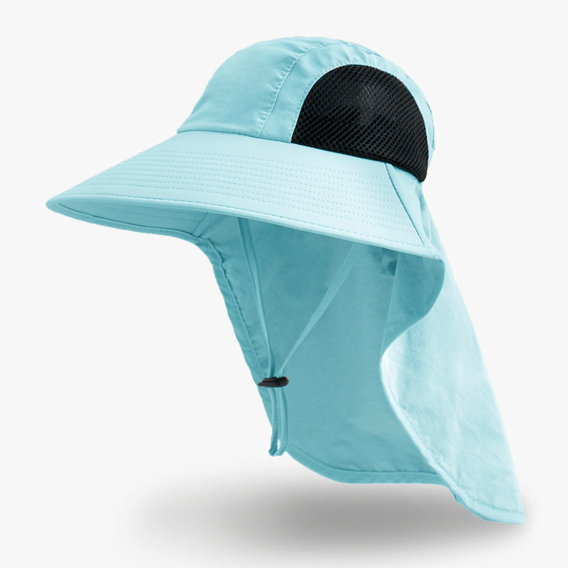 Mesh Breathable Big Brim Summer Outdoor Sunshade Sun Protection Hat Children