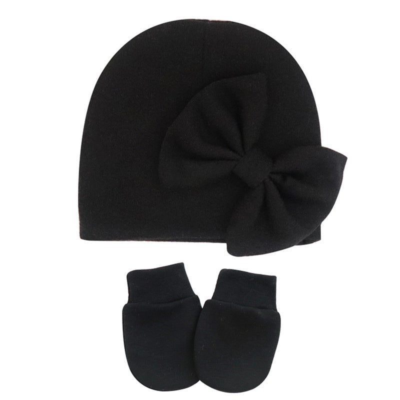 Infant Fetal Hat Newborn Gloves Set