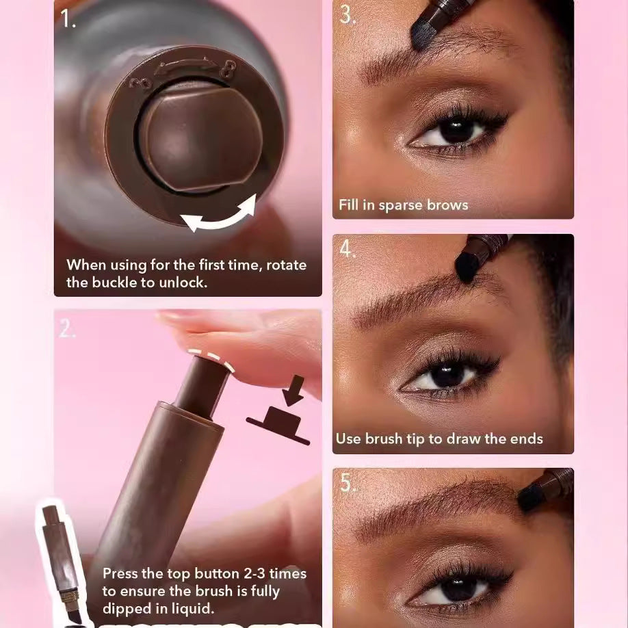 Eyebrow Cream Waterproof Not Smudge Long Lasting Color Rendering