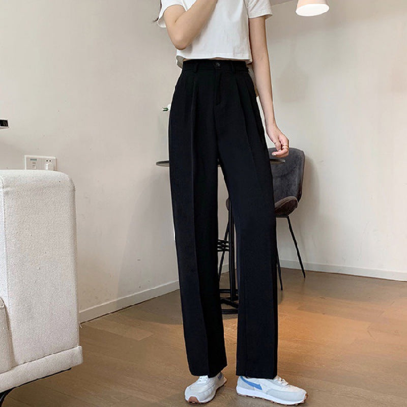 New High-grade Summer Straight Casual Suit Pants For Women