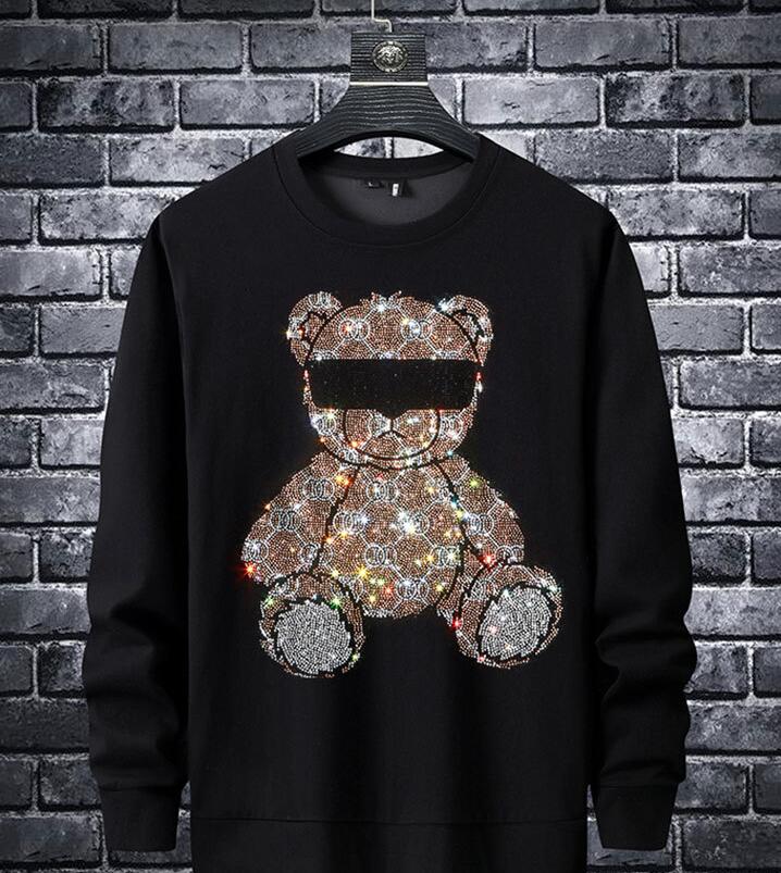Men's Ironing Round Neck Long Sleeve T-shirt