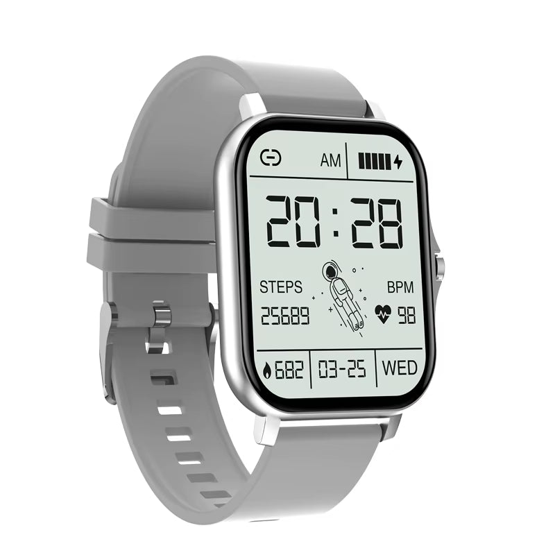 New Bluetooth Heart Rate Monitor Smart Watch Men Full Touch Dial Call Fitness Tracker IP69 Waterproof Smartwatch Men Women