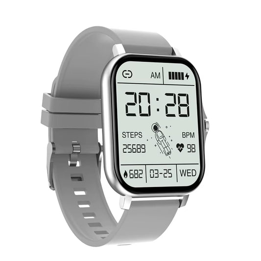 New Bluetooth Heart Rate Monitor Smart Watch Men Full Touch Dial Call Fitness Tracker IP69 Waterproof Smartwatch Men Women