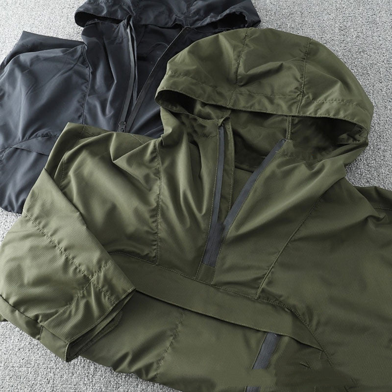 New Men's Fashionable Woven Single-layer Jacket