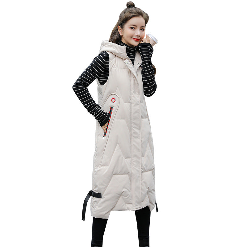 Over The Knee Padded Long Vest