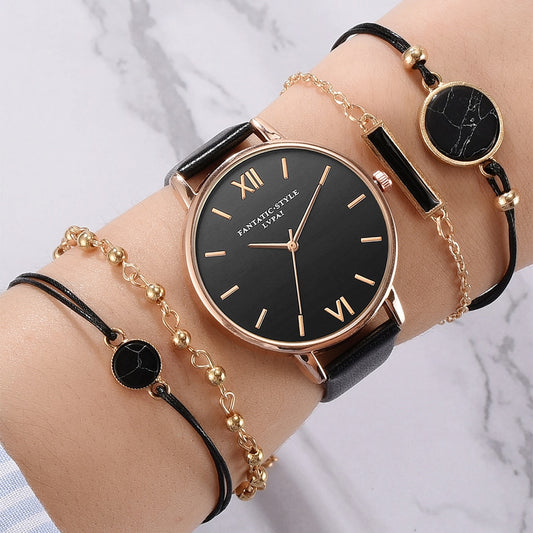 quartz watch 5-piece