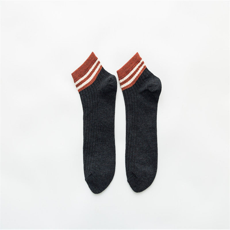 Student Socks All-Match Rainbow Breathable Stockings