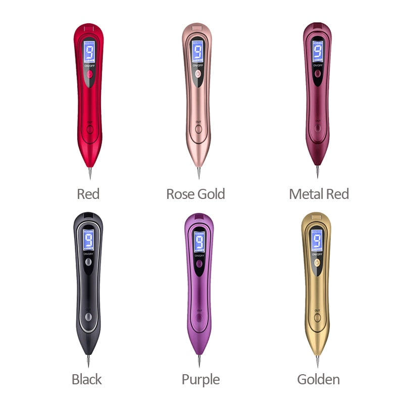 Household 9-position belt screen beauty equipment small white spot to remove spot pen