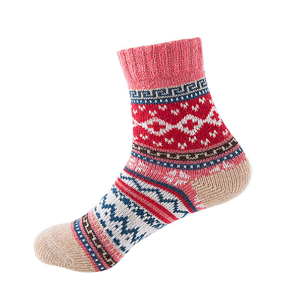 Ethnic wind cashmere socks