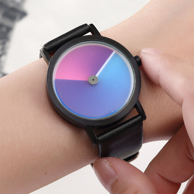 Gradient quartz watch