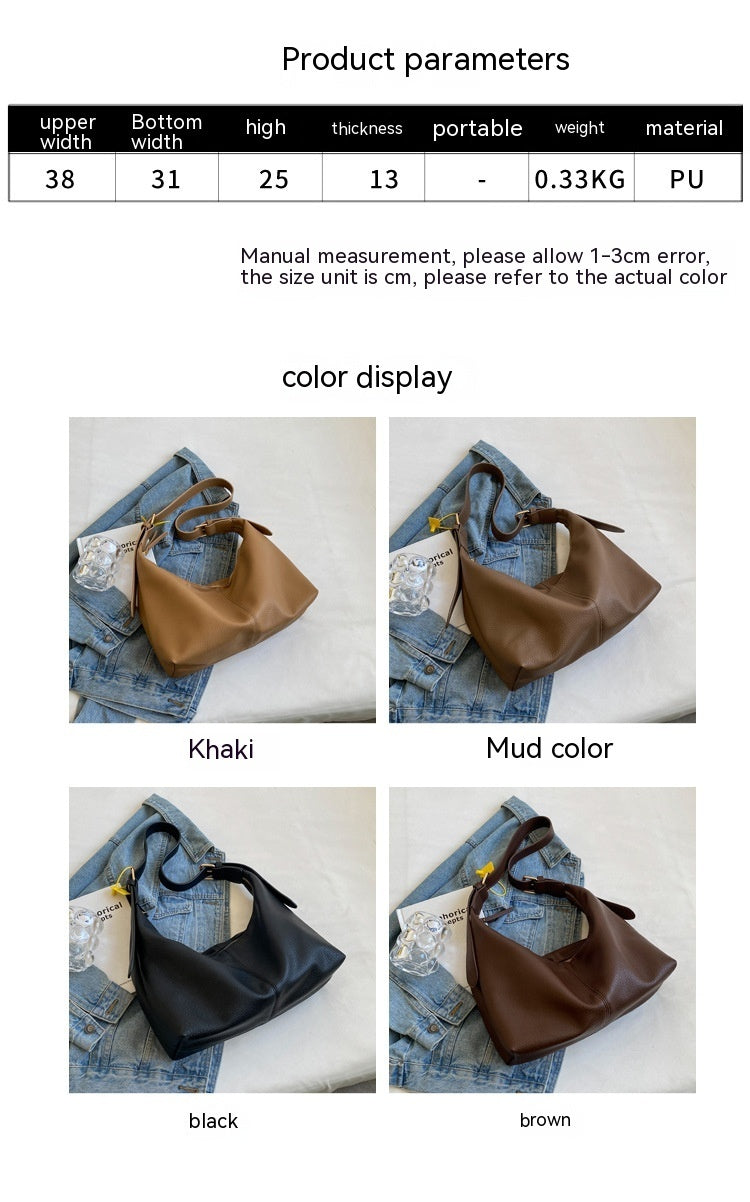 Fashion Large Capacity Women's All-match Commute Shoulder Bag