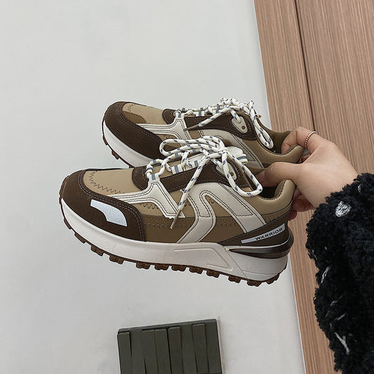 Match Thick Sole Waffle Sneakers