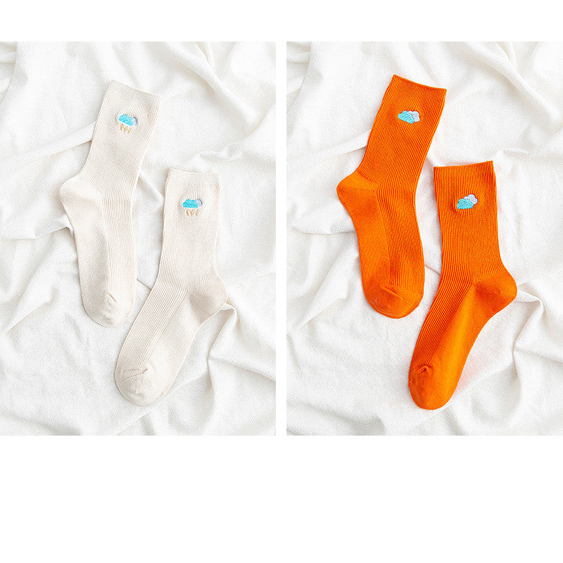 Pile socks in the middle