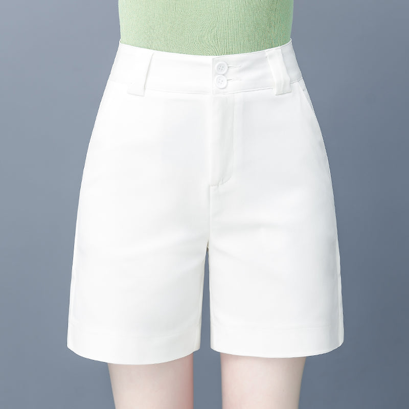 High waist a-line suit 5 points shorts