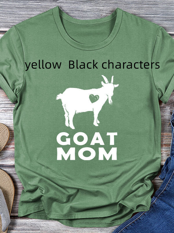 European And American New Short-sleeved Printed T-shirt
