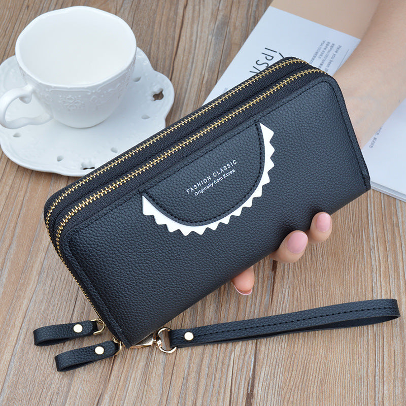 Double zip wallet