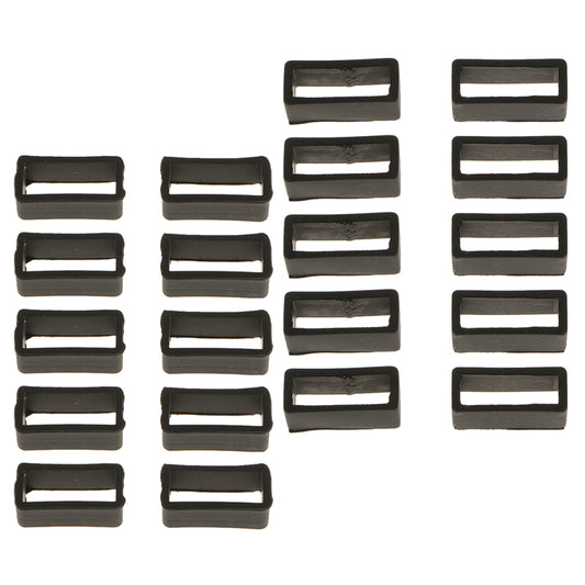 Silicone rubber strap movable ring