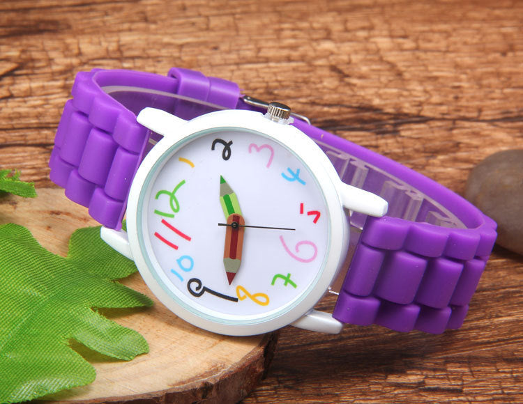 Personalized Colored Pencil Pointer  Watch