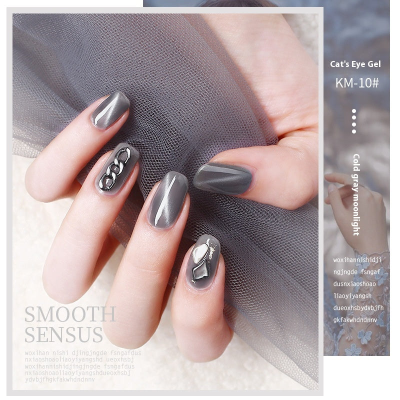 New 36 Colors Suit White Phototherapy Plastic Cat Eye Series Nail Polish Gel