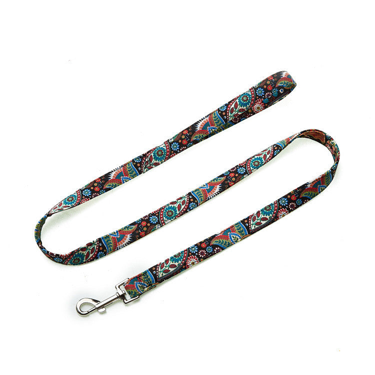 Ethnic bohemian colored traction rope