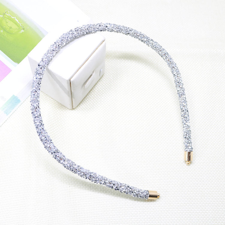 Fine flash diamond hairband with diamond