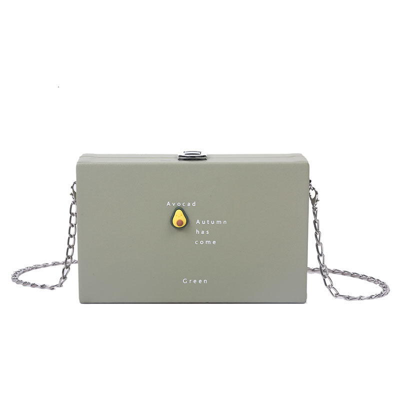 Versatile Messenger Bag Chain Box Small Square Bag