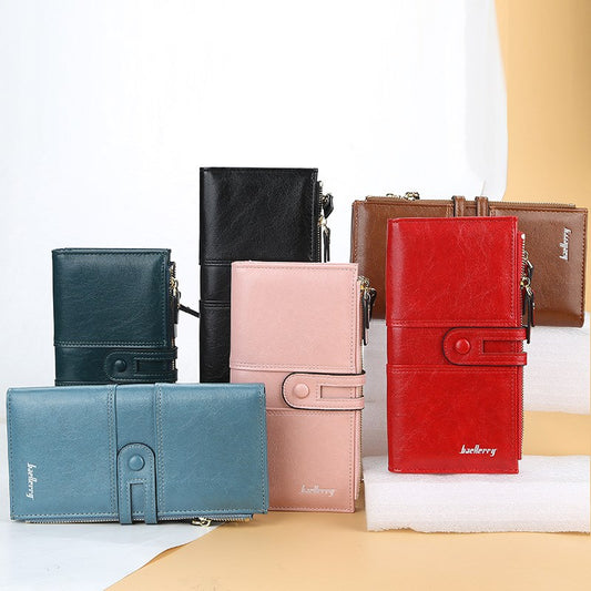 Buckle zipper clutch