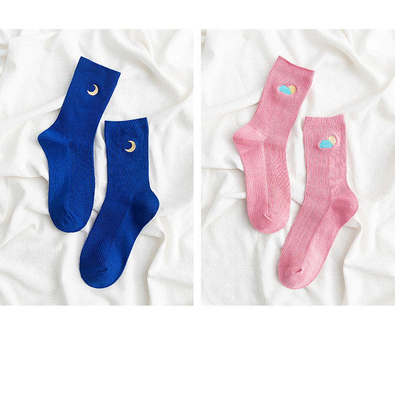 Pile socks in the middle
