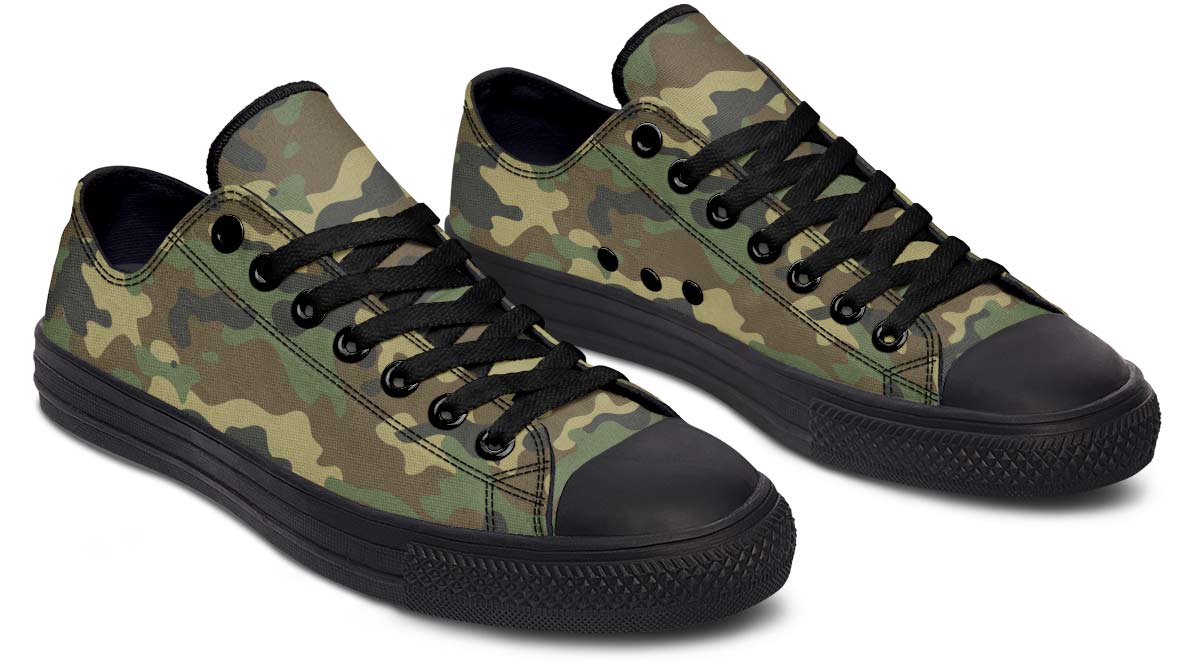 Fashion Print Couple Low-Top Canvas Shoes