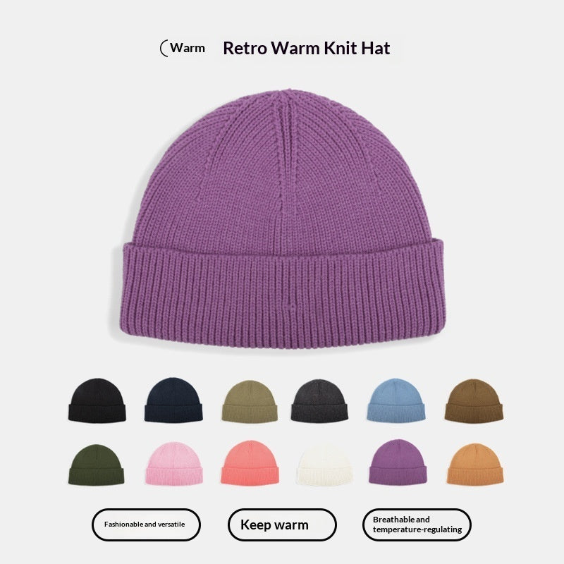 Antibacterial Thermal Knitted Beanie For Fall And Winter Outdoor Wear