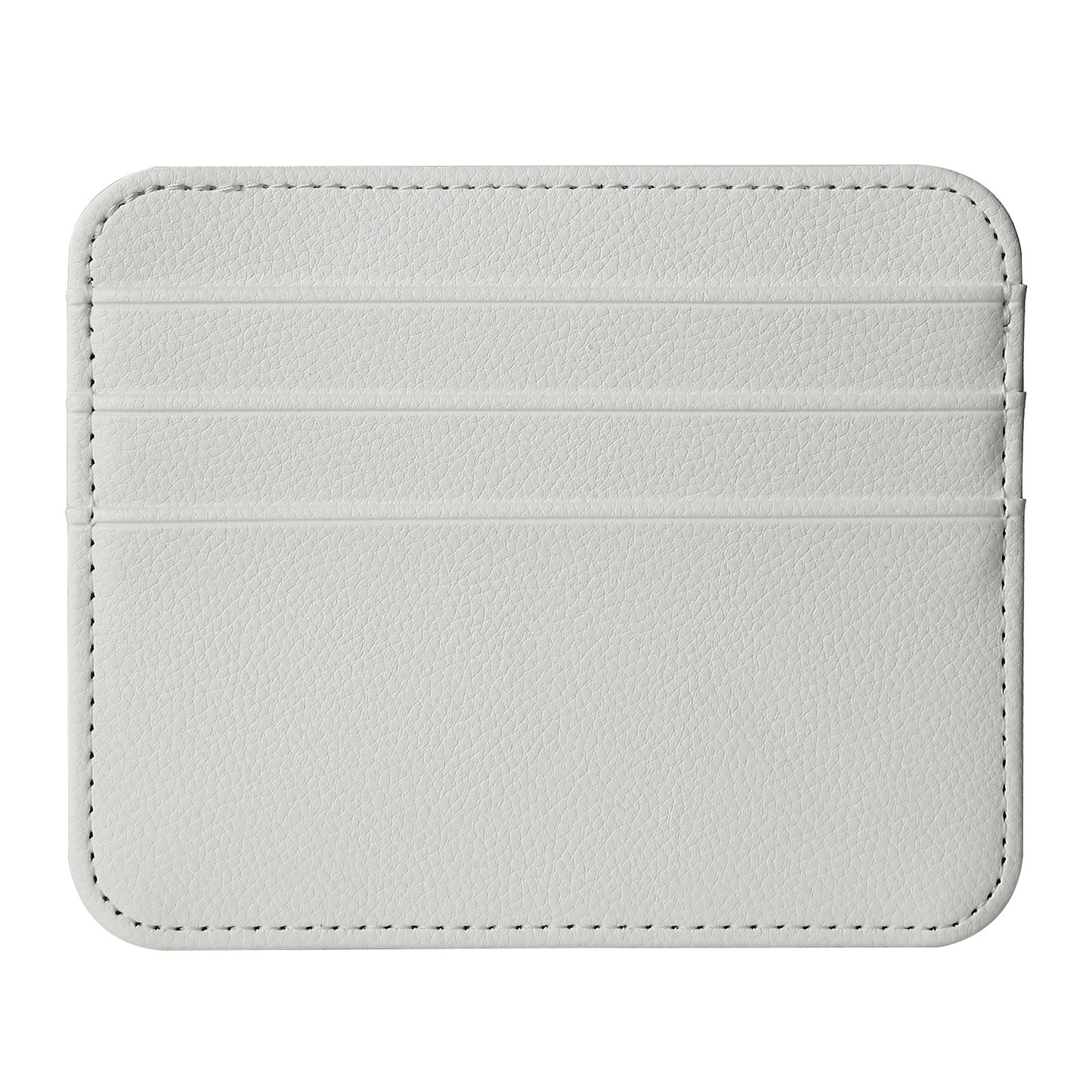Ultra-thin Double-sided Large Capacity Leather Card Bag