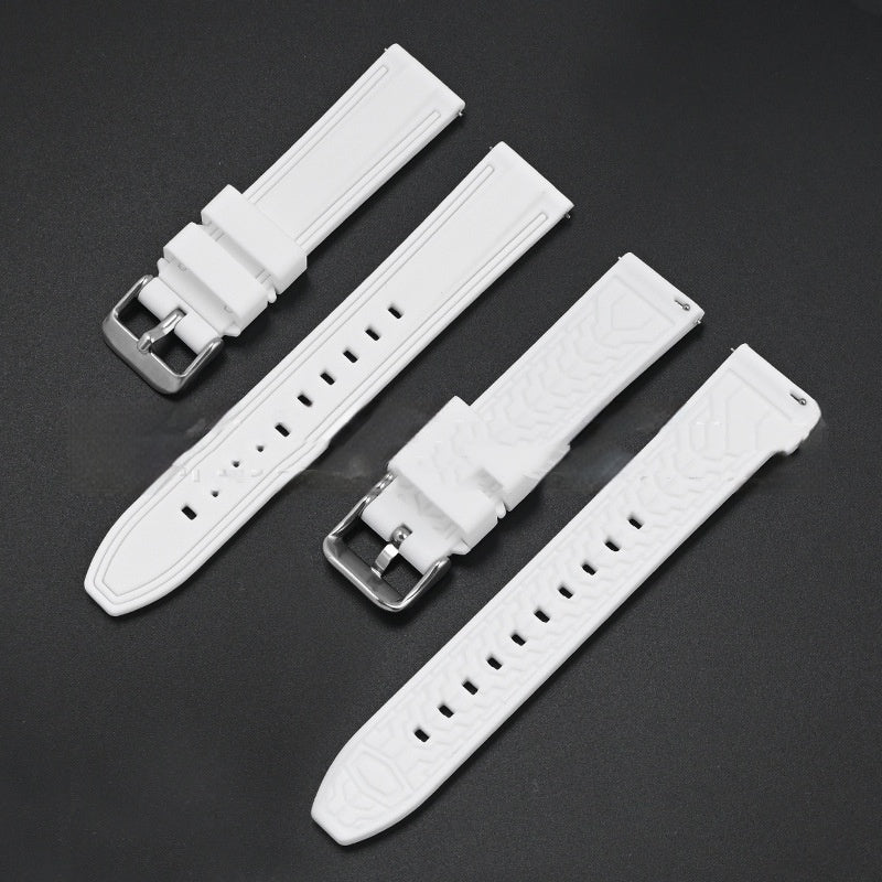 match 20mm Mercury Moon Two-color Silicone Strap