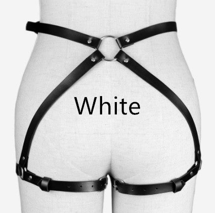 European and American leather belt waist chain