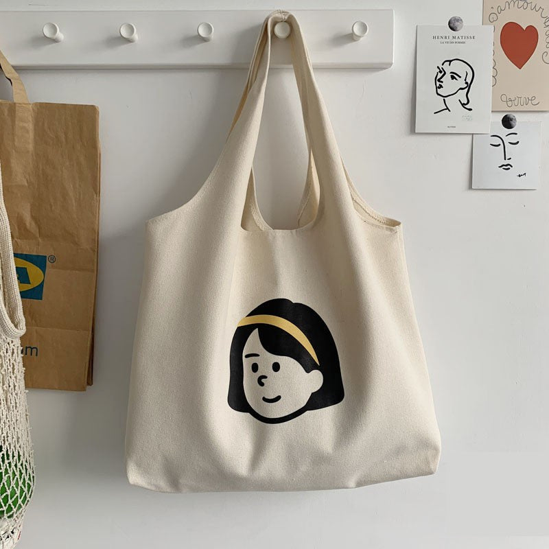 Japanese Simple And Versatile Literary Large Capacity Shoulder Bag