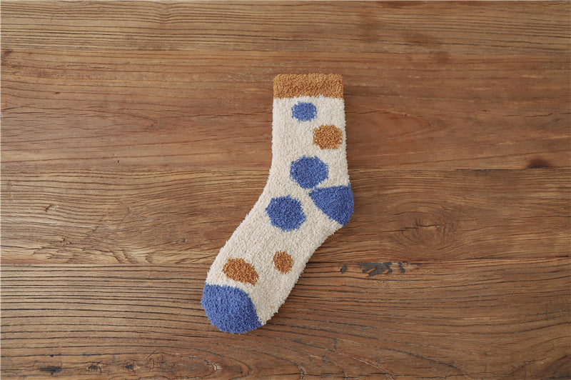 Coral fleece home sleep socks
