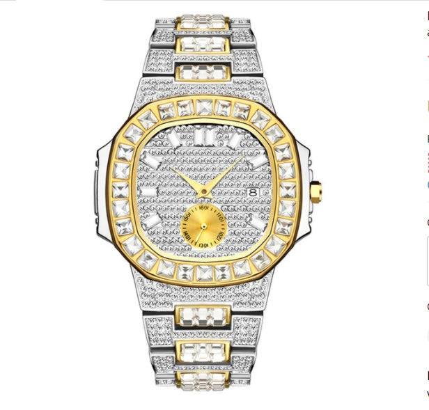 Waterproof quartz watch