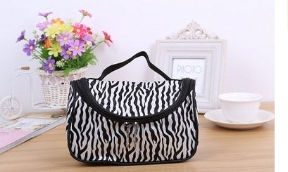 Korean Version Of The New Fashion Cosmetic Bag Zebra Bag Portable Cosmetics Ingot Package