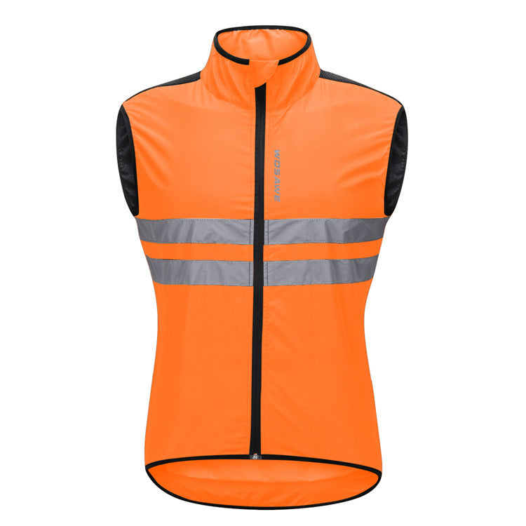 Reflective breathable trench coat