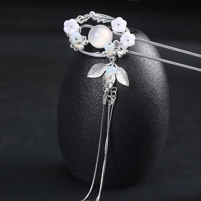 Chinese style children's design hairpin step and tassel hairpin