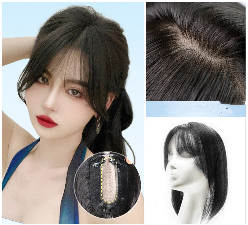 Women's Fashion Simple Net Eight Bangs Wig