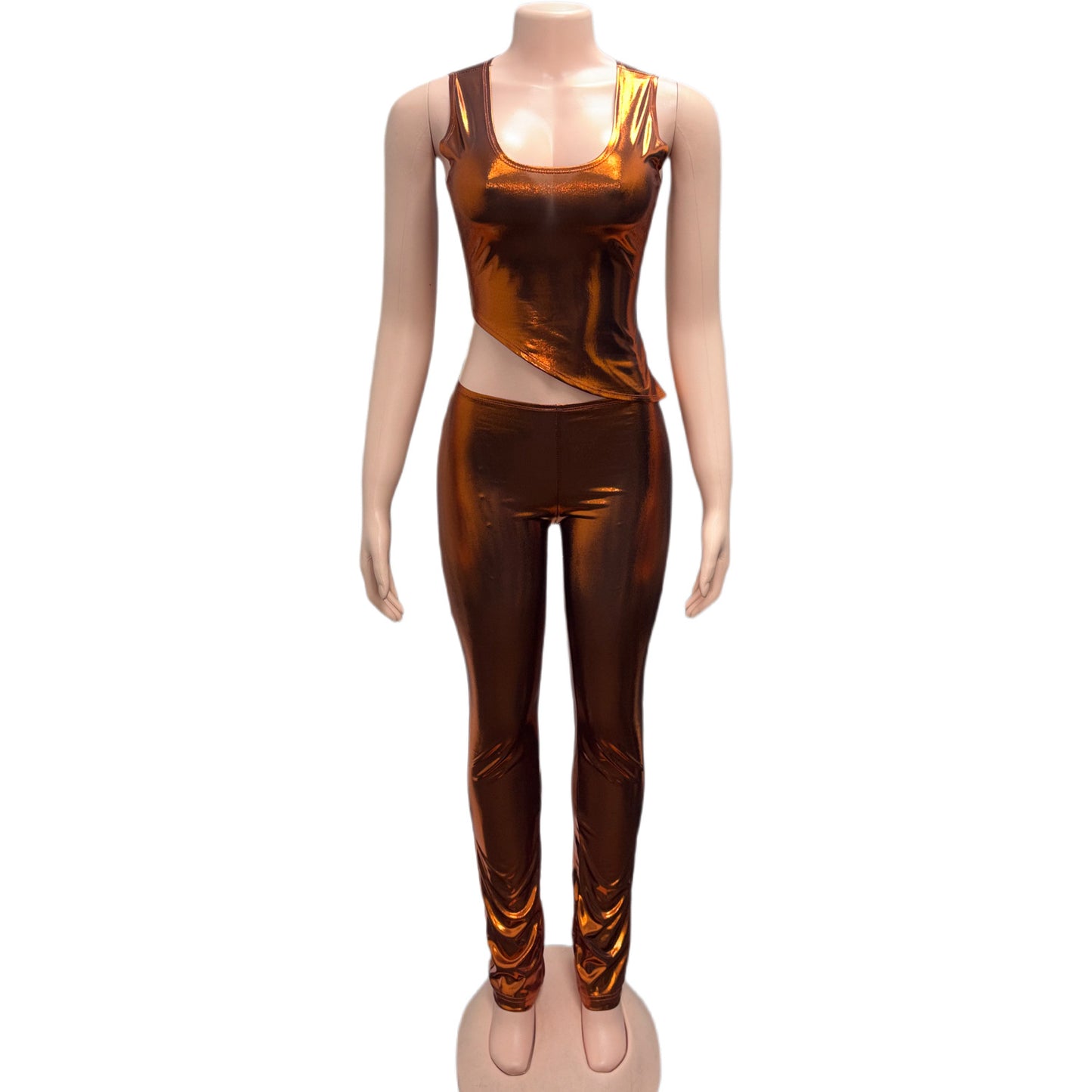 Top And Slimming Hip-Lifting Pants Two-Piece Set