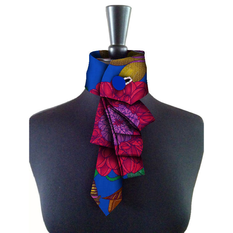 African women's bow collar