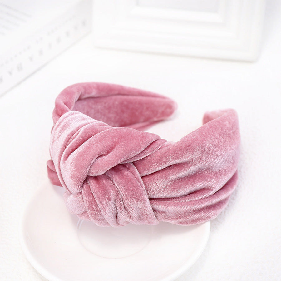 Flannel knotted headband