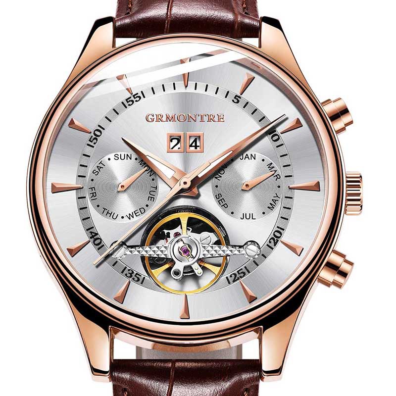 Fashion Automatic Male GRMONTRE Mechanical Watch