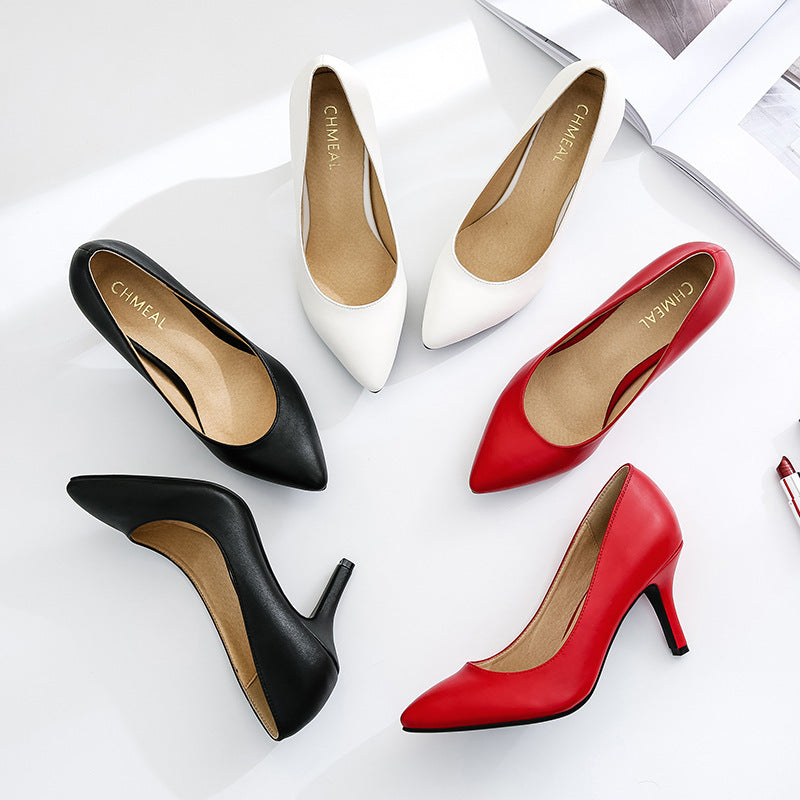 Women's Professional Fashion Sweet Pointed High Heels