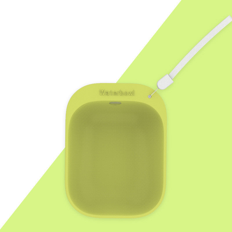 Candy-colored Pet Portable Drinking Bowl